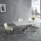 Carrara Extension Dining Table by J&M w/Optional Miami Chairs