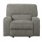 Borneo Motion Sofa 9849MC in Light Mocha Fabric by Homelegance