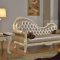 Madrid Sofa 674 in Pearl Bonded Leather w/Optional Items