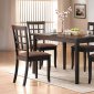 Dark Chocolate Finish Modern Dinette Table w/Optional Chairs