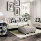 Nash Sofa SM8101 in Ivory Linen-Like Fabric w/Options