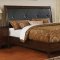 Rebecca 5PC Bedroom Set CM7484 in Brown Cherry w/Options