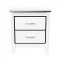 Ava Bedroom Set 5Pc in White by Global w/Options