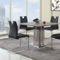 Carina Dining Set 5Pc in Grey Wash by Chintaly