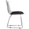 Cad Dining Chair Set of 2 w/Black or White Seat by Modway