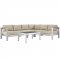 Shore Outdoor Patio Sectional Sofa 5Pc Set 2557 by Modway