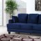 Ferrara Sofa 655 in Navy Velvet Fabric w/Optional Items