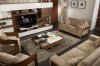 Cream Fabric Modern Sofa & Loveseat Set w/Optional Items