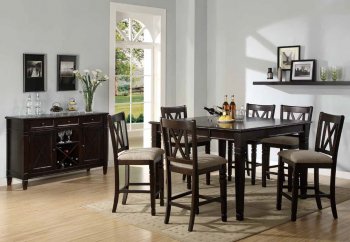 Natalia Pub Set 5Pc w/Optional Chairs & Sever [ADDS-Natalia Pub]