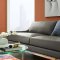 Harness Sofa in Gray Leather by Modway w/Options