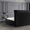 Luxus Velvet Bed in Black by Meridian w/Options