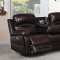 Amanda Power Sofa 610021PPP in Dark Brown by Coaster