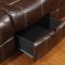 Myleene Motion Sofa 603021 in Chestnut by Coaster w/Options