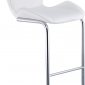 D1446BS-WH Set of 4 Bar Stools in White by Global