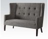 Paloma 57257 Settee in Gray Fabric by Acme