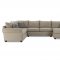 Fletcher Sectional Sofa in Quartz Fabric by Klaussner