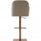 C418A-58 Barstool Set of 2 in Beige Eco Leather by J&M