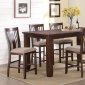 Raven Pub Counter Height 5Pc Dining Set w/Optional Side Chairs