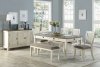 Granby 5Pc Dining Set 5627NW-72 in Antique White by Homelegance