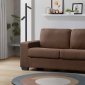 Zoilos Sleeper Sofa 57210 in Brown Fabric by Acme