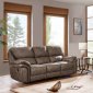 U140 Motion Sofa in Camel Fabric by Global w/Options