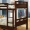 CM-BK459EX Fairfield Twin/Twin Bunk Bed in Dark Walnut