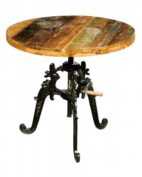 Amara 6472 Iron Lift-Top Table w/Solid Wood Top by Homelegance [HECT-6472 Amara]