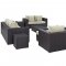 Convene Outdoor Patio Sofa Set 9Pc 2161 Choice of Color - Modway