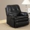 U1078 Motion Sofa Black Printed Fabric by Global Furniture USA