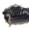 Roma 653 Sofa in Grey Velvet Fabric w/Optional Items