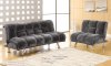 CM2904GY Marbelle Sofa Bed in Gray Fabric w/Optional Chair