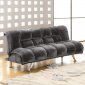 CM2904GY Marbelle Sofa Bed in Gray Fabric w/Optional Chair