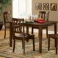 Espresso Finish Modern 5Pc Dining Set