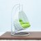 Wicker Hanging Double Egg Swing Chair ESCW-57LG by LeisureMod