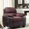 Ellie 9727 Sofa by Homelegance in Dark Brown w/Options