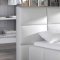 Asti-WT Bed in White Eco Leather by iHOME USA w/Options