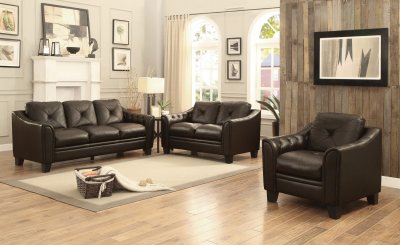 Memphis 8311 Sofa in Chocolate by Homelegance w/Options