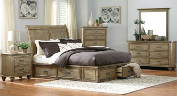 Sylvania Bedroom 2298SL in Driftwood by Homelegance w/Options [HEBS-2298SL Sylvania]