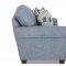 Zack Sofa in Denim Fabric by Klaussner w/Options