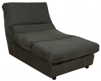 Sage Fabric Modern Elegant Chaise Lounger [PMCL-475-Thunder]