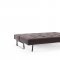 Supremax Vintage Sofa Bed in Gray w/Chrome Legs by Innovation