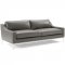 Harness Sofa in Gray Leather by Modway w/Options