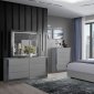 Ylime Bedroom Set 5Pc in Smooth Silver by Global w/Options