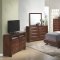 G2545 Bedroom in Brown by Glory w/Upholstered Bed & Options