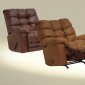 Sable or Mushroom Leather Touch Cloud Ten Modern Recliner