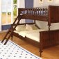 CM-BK001F Radcliff Twin/Full Bunk Bed in Cherry