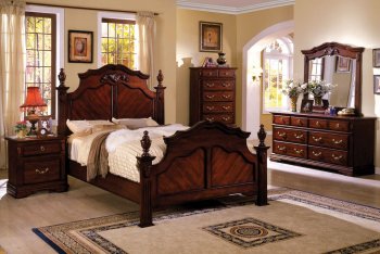 CM7721 Lewisburg Bedroom in Dark Cherry w/Optional Casegoods [FABS-CM7721 Lewisburg]