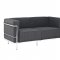 Charles Grande Sofa in Dark Gray Wool by Modway w/Options