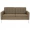 Florence Sofa FS90OTW in Oatmeal Wool by LeisureMod w/Options