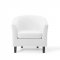 Prospect Accent Chair Set of 2 in White Velvet by Modway